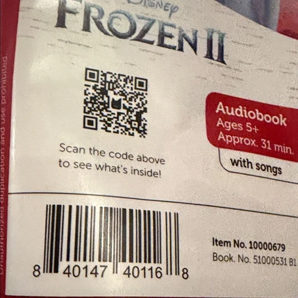 Tonies Frozen II Anna Audio Character NWT unopened - Picture 4 of 12